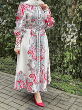 Lade das Bild in den Galerie-Viewer, Royal maxi silky dress
