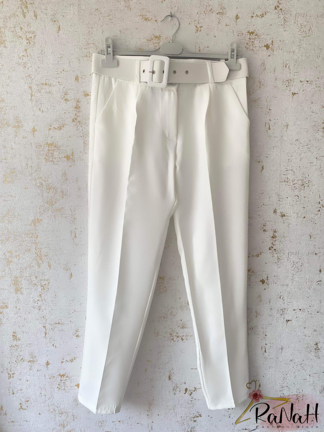 Formal Pants in White