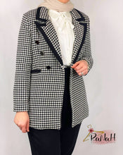 Lade das Bild in den Galerie-Viewer, Karo print tweed Blazer
