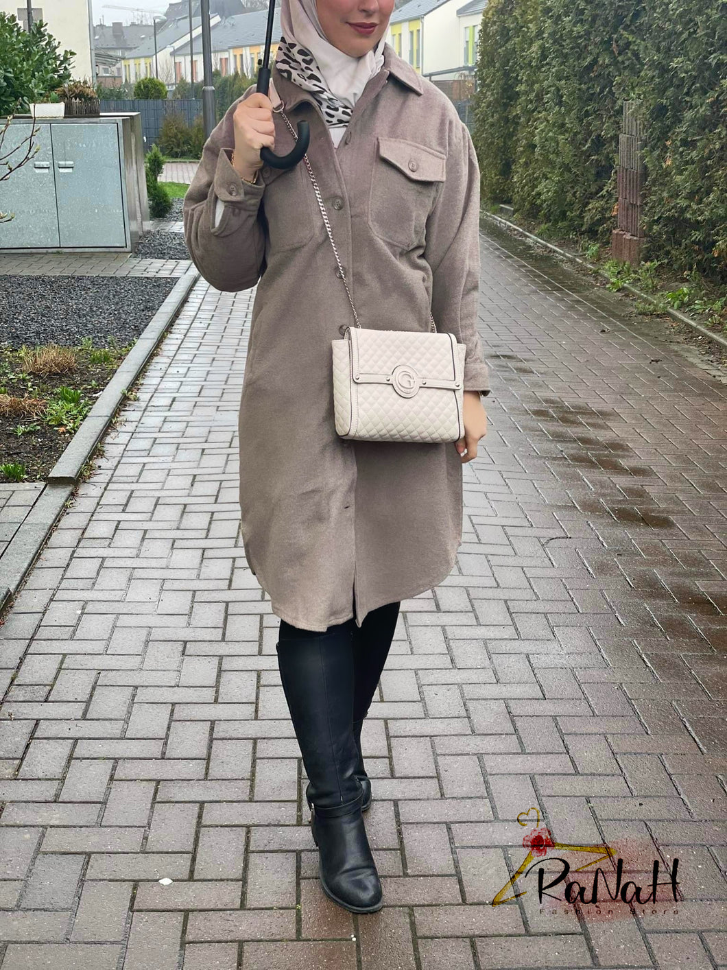 Long Khaki Jacket